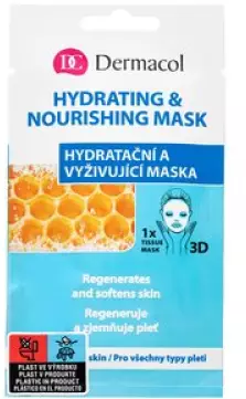 Dermacol Hydrating & Nourishing Mask Feuchtigkeitsspendende Tuchmaske mit Hydratationswirkung 15 ml