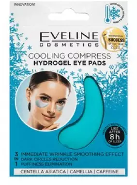 Eveline Cooling Compress Hydrogel Eye Pads 2 pcs Augenmaske für alle Hauttypen