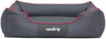 Hundebett Reedog Comfy Grey & Red