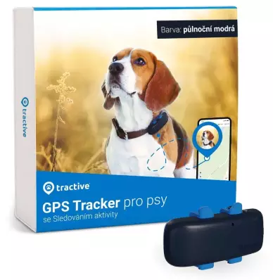 Tractive GPS DOG 4 – GPS-Ortung und Aktivitäten für Hunde - blau