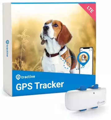 Tractive GPS DOG 4 – GPS-Ortung und Aktivitäten für Hunde - weiß