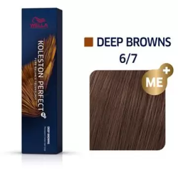 Wella Professionals Koleston Perfect Me+ Deep Browns Professionelle permanente Haarfarbe 6/7 60 ml